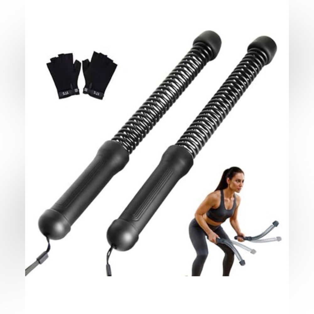 Resistance Spring Fitness Rope - Black